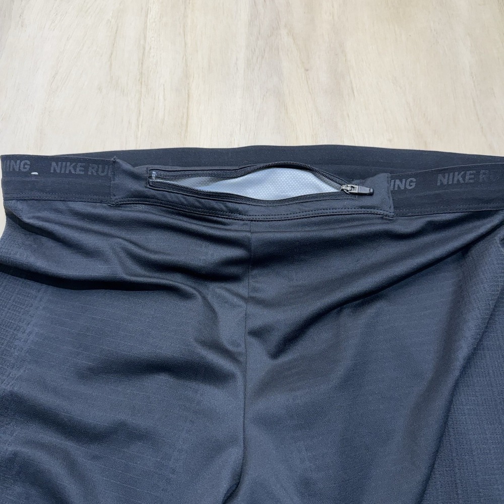 NEW Nike Phenom Elite Running Tights CZ8823-010 Mens L Black Reflective $90 - Picture 5 of 10